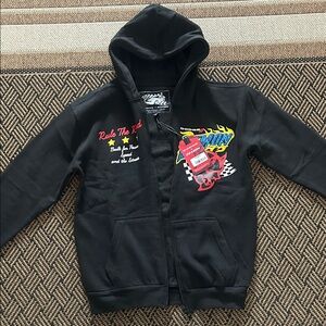 Men's Black Graphic Hoodie